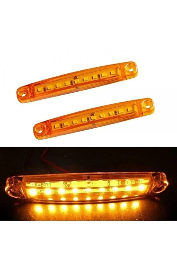 10 Adet 9 Ledli Parmak Lamba Turuncu Parmak Ledturuncu Etek Lamba Led