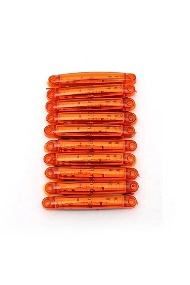 10 Adet 9 Ledli Parmak Lamba Turuncu Parmak Ledturuncu Etek Lamba Led Pozisyon Lambası