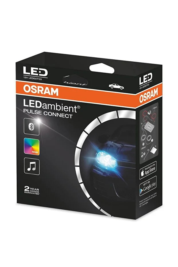 12v Far Içi Led Lamba (7 RENKLİ LED AMBİYANS--SESE DUYARLI