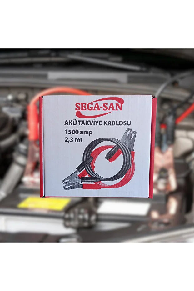1500 Amper Kalın Akü Takviye Kablosu 2.3 Metre