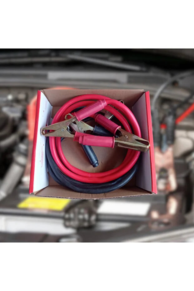 1500 Amper Kalın Akü Takviye Kablosu 2.3 Metre %100 Bakır