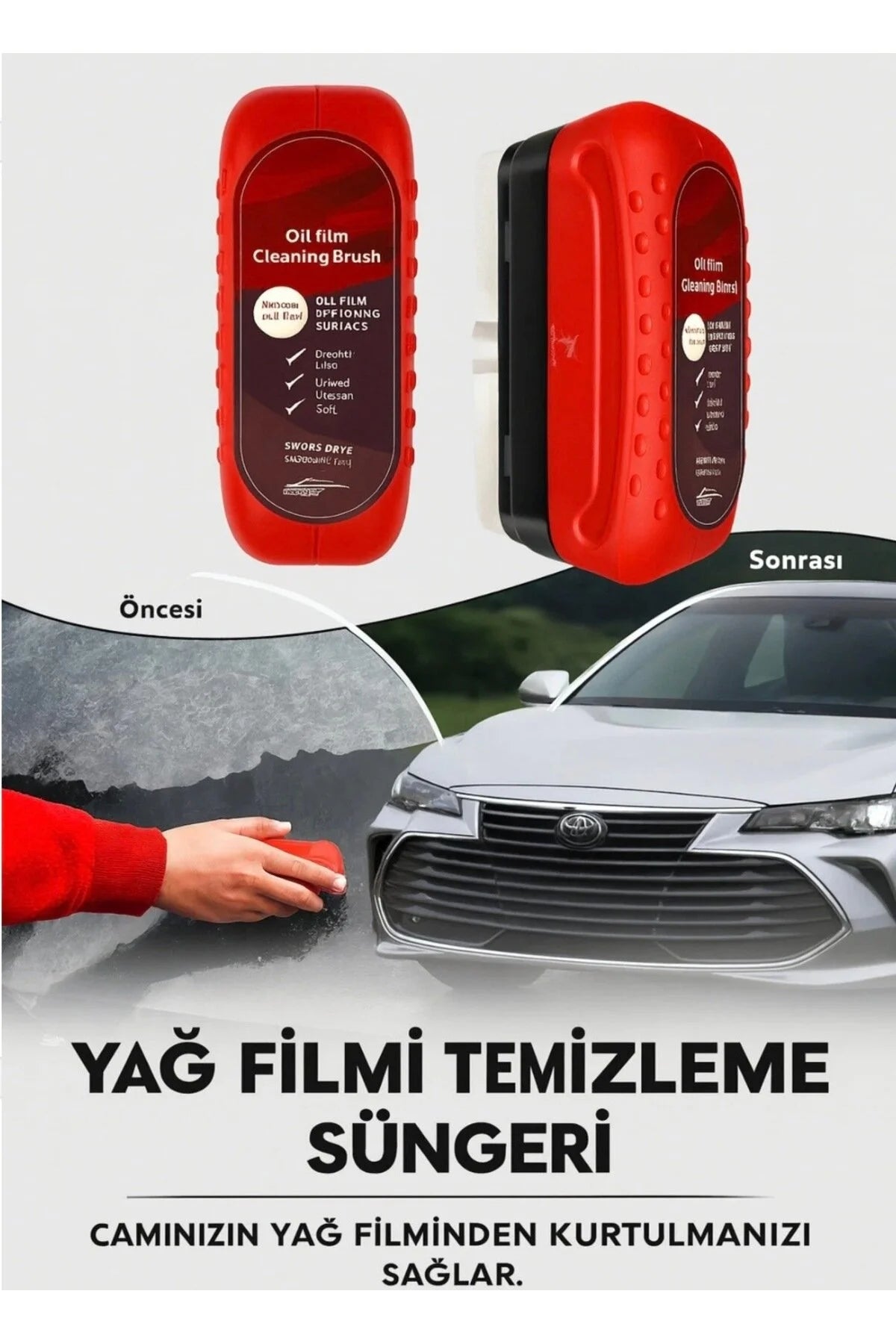 Araç yağ film temizleme süngeri kuş pisliği Yağmur Çamur temizleme süngeri cam ayna parlatıcı