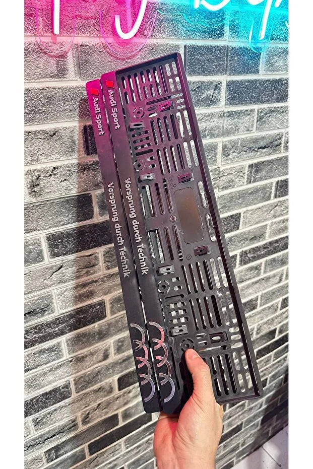 AUDİ SPORT Uyumlu SERVİS PLAKALIK 2 ADET UZUN