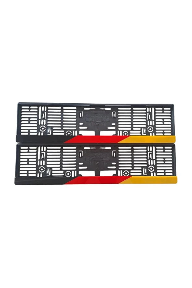 Almanya Bayraklı Özel Tasarım Oto Plakalık 2'Li Takım