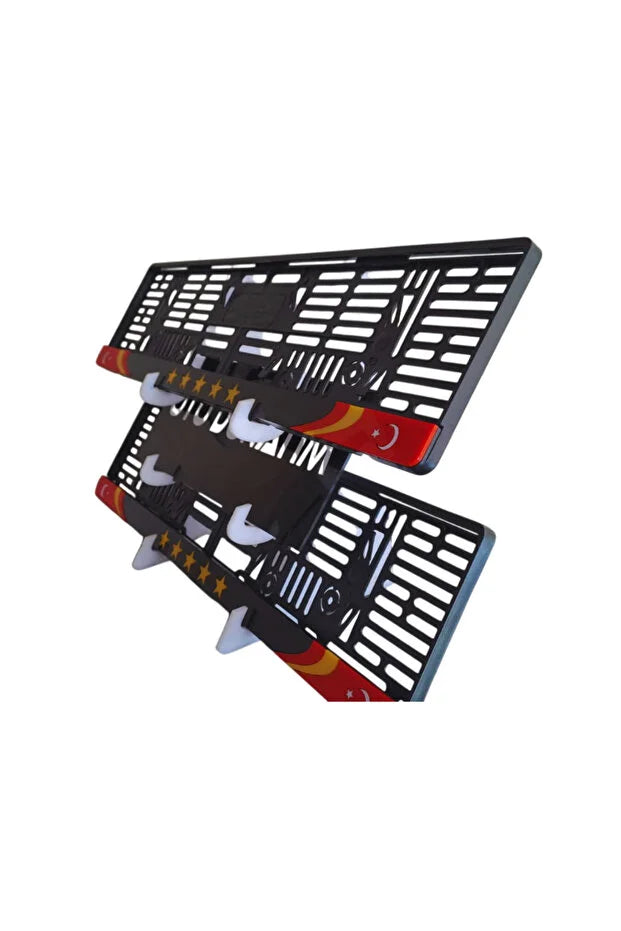 GS 5 YILDIZLI TÜRK BAYRAK MODELLİ PLAKA TAKIM SET