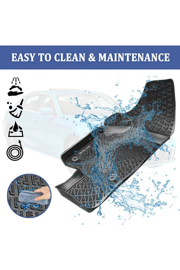 Monlion Araba Paspas BMW 3 Serisi G20 2019-2025 | Kokusuz Kaymaz |3D