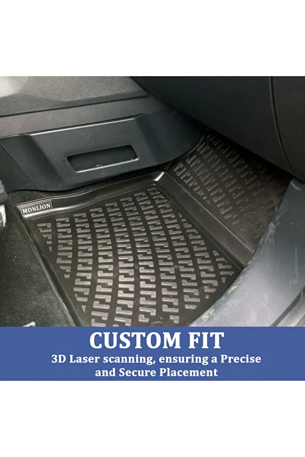 Monlion Araba Paspas BMW 3 Serisi G20 2019-2025 | Kokusuz Kaymaz |3D Lazer Havuzlu