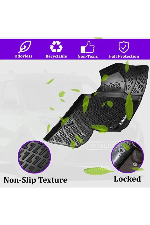 Monlion Paspas Ford Tourneo Courier 2024 için 3D Lazer Ölçülü  Kokusuz Kaymaz