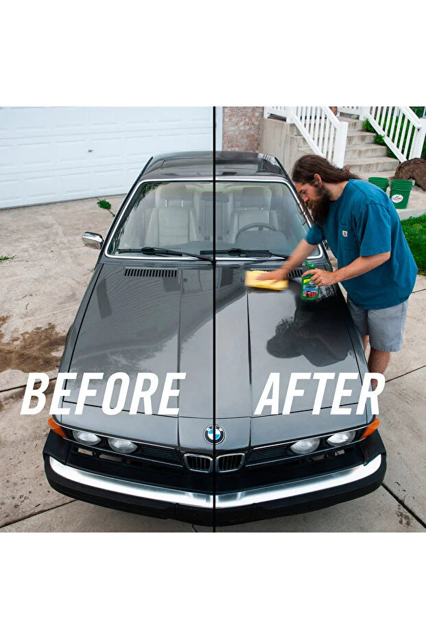 Turtle wax Boya Koruyucu Carnauba Sıvı Cila before-after