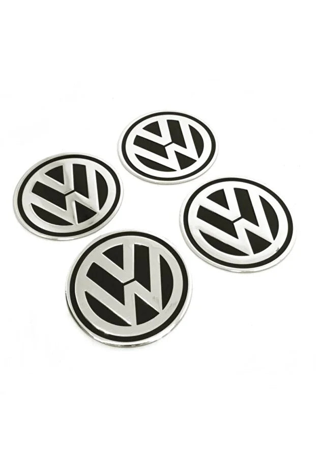 Volkswagen Alüminyum Yapıştırma Jant Göbeği 4'lü 90mm